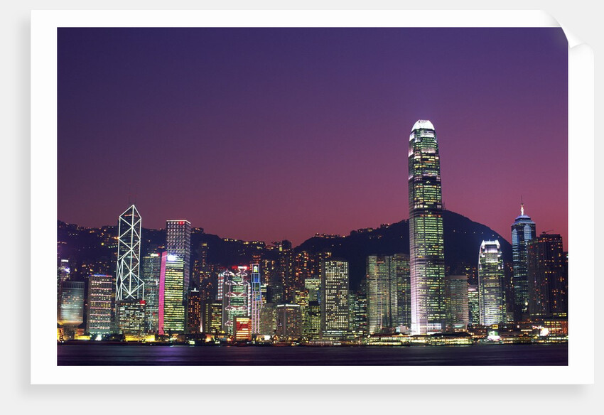 Skyline of Central District in Hong Kong by Anonymous