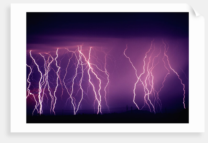 Abundance of Lightning Strikes near Tucson by Anonymous