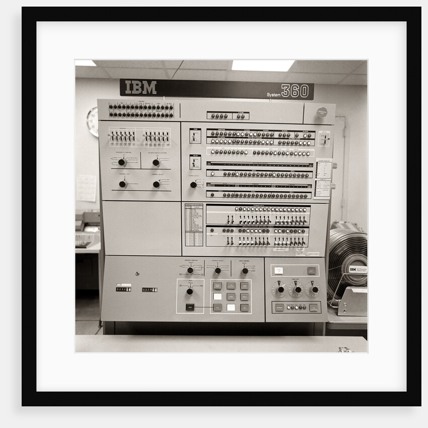 1960s 1970s Control Panel Ibm System 360 Computer by Anonymous