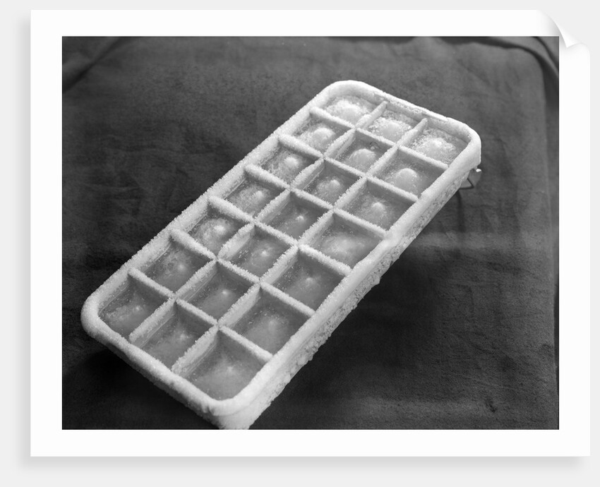 1930s Cold Frosty Aluminum Ice Cube Tray by Anonymous