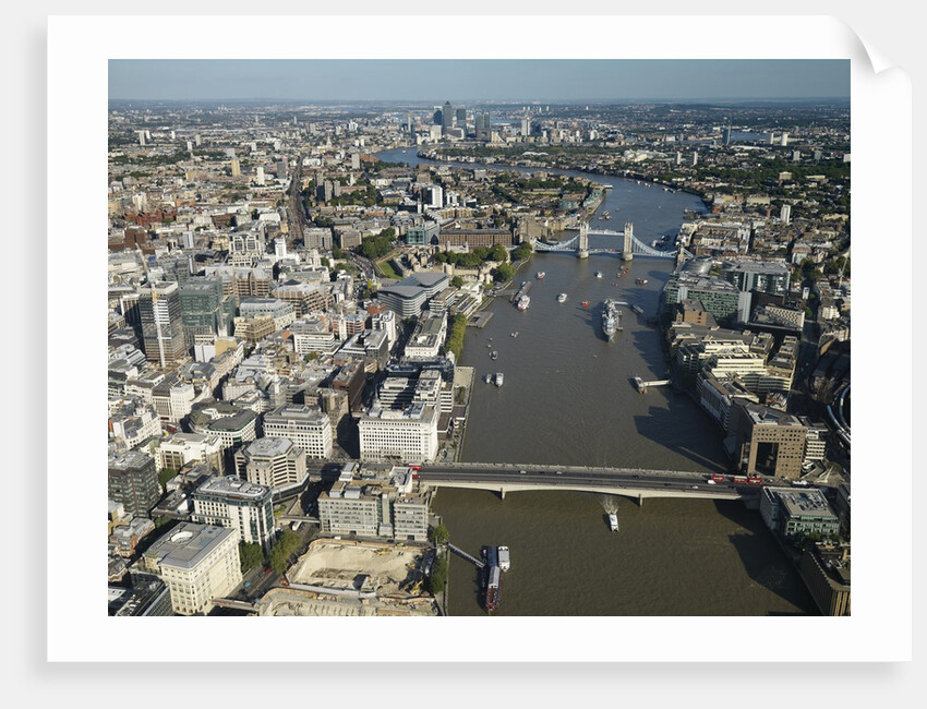 Thames River and London by Anonymous