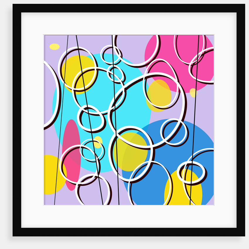 Retro Circles Pattern by Anonymous
