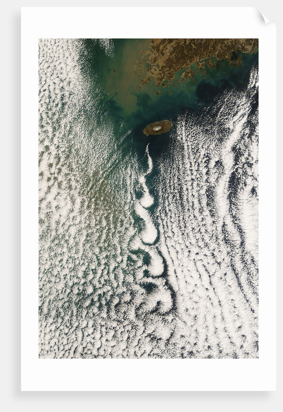 Von Karmann Vortices Over Cheju Island by Anonymous