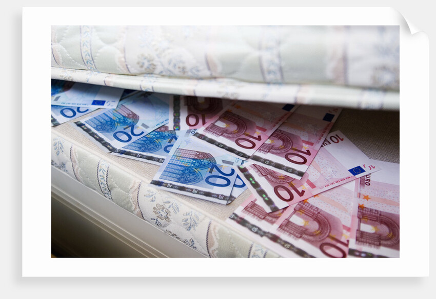 Money Under Mattress by Anonymous