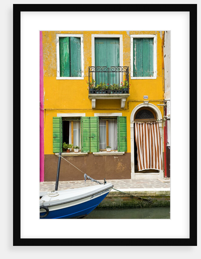 Colorful House on Burano Island by Anonymous