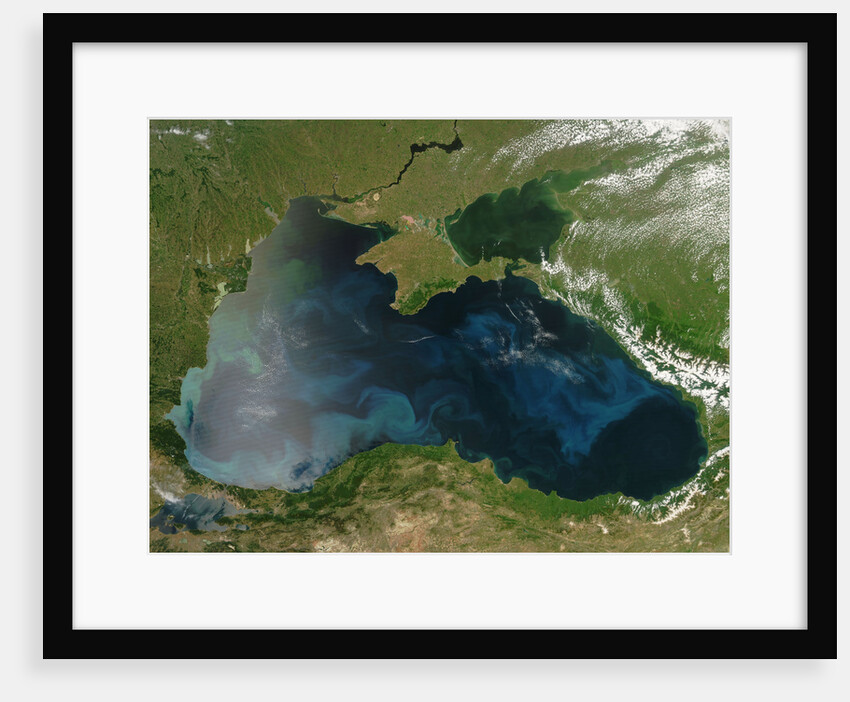 Low Earth Orbit View of the Black Sea by Anonymous