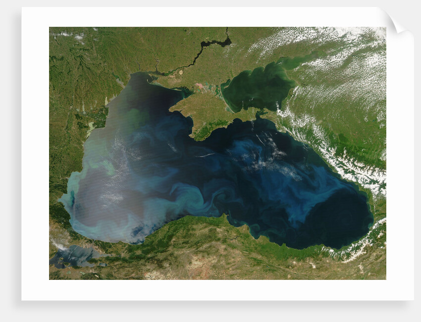 Low Earth Orbit View of the Black Sea by Anonymous