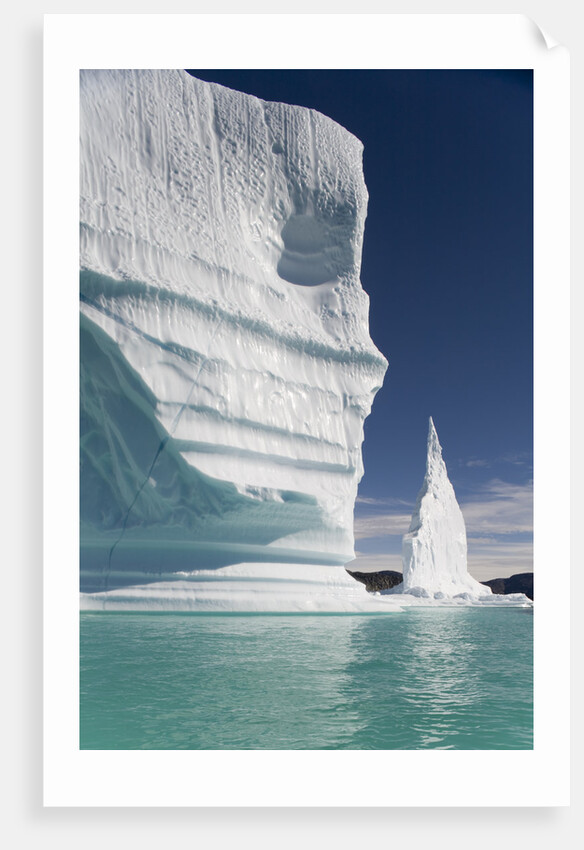 Icebergs in Ililussat by Anonymous