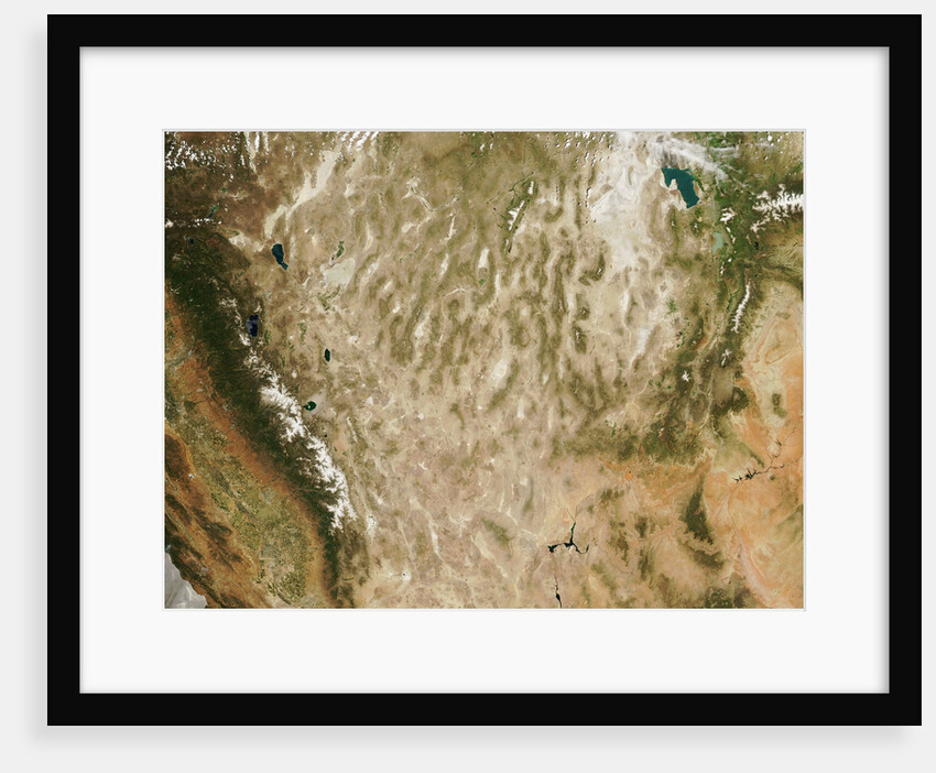 Satellite View of Nevada by Anonymous