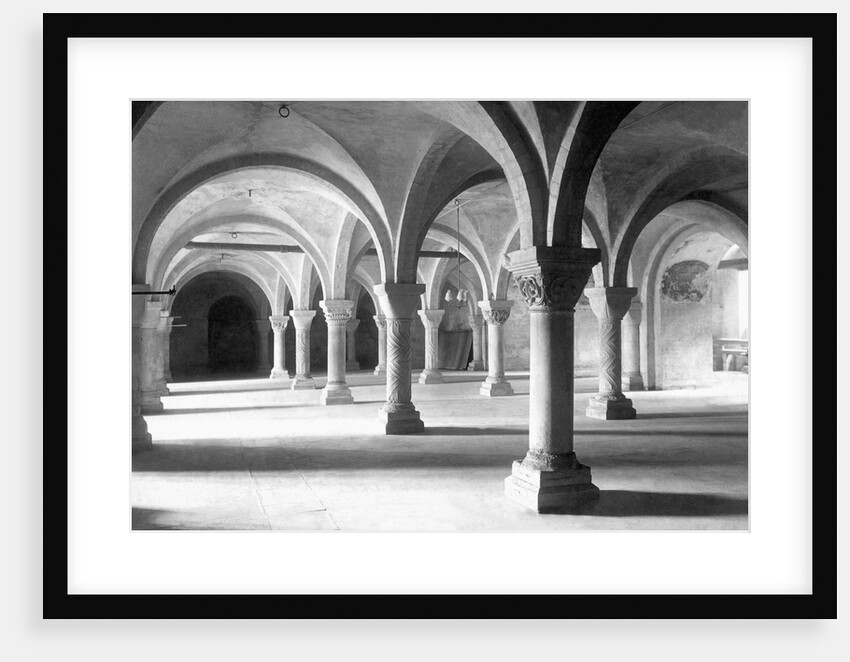 Canterbury, the Cathedral, the Crypt 1898 by Anonymous