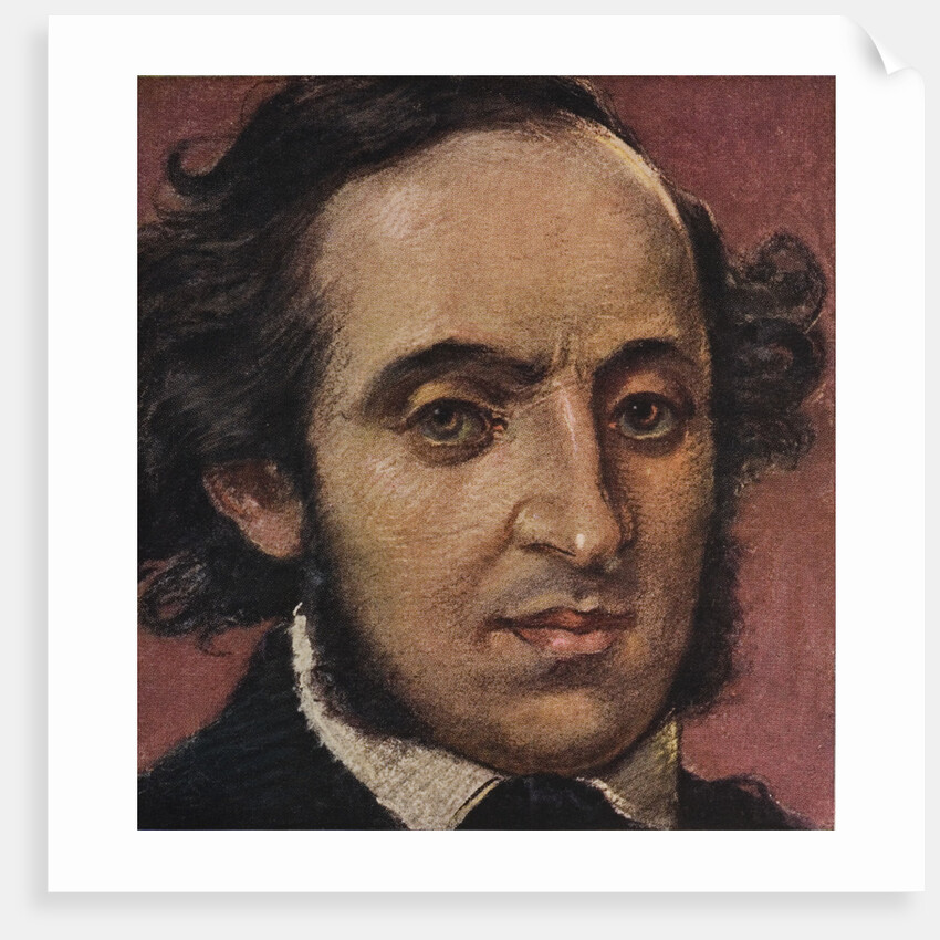 German Composer Felix Mendelssohn by Anonymous