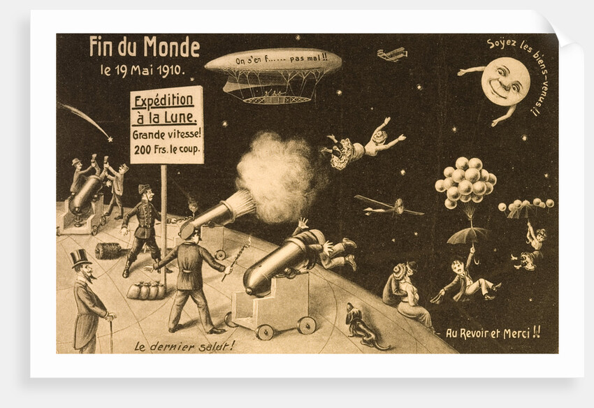Souvenir Postcard for "La Fin du Monde" by Anonymous
