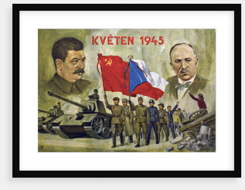 Czech Propaganda Card "May 1945" by Anonymous