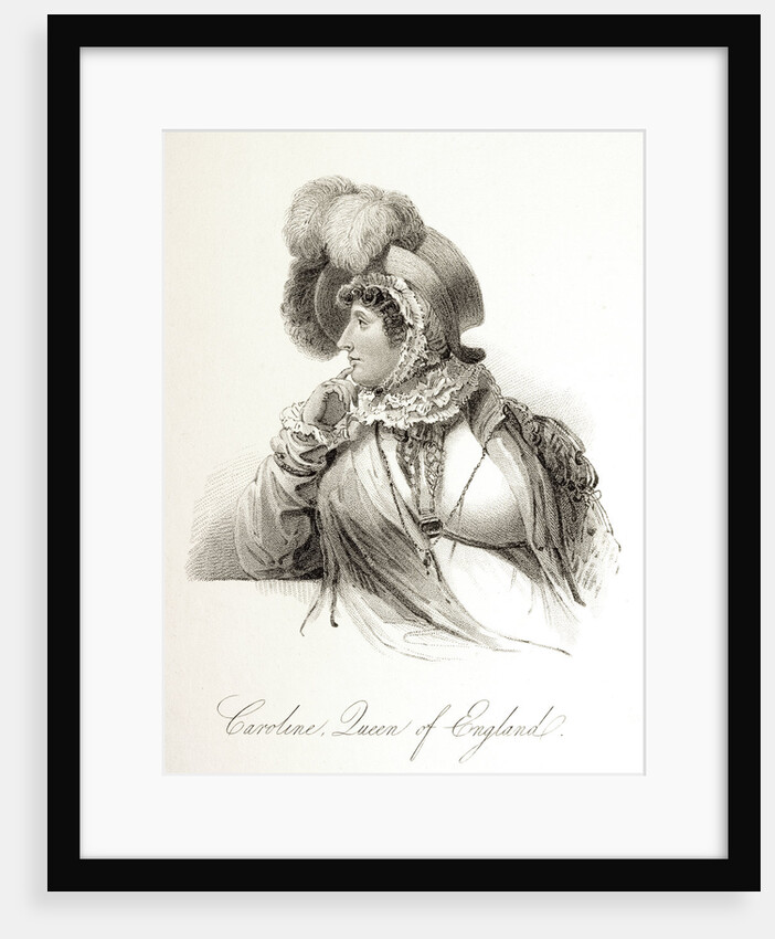 Portrait of Queen Caroline of England by Anonymous