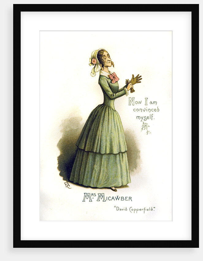 Mrs. Micawber Illustration by Anonymous