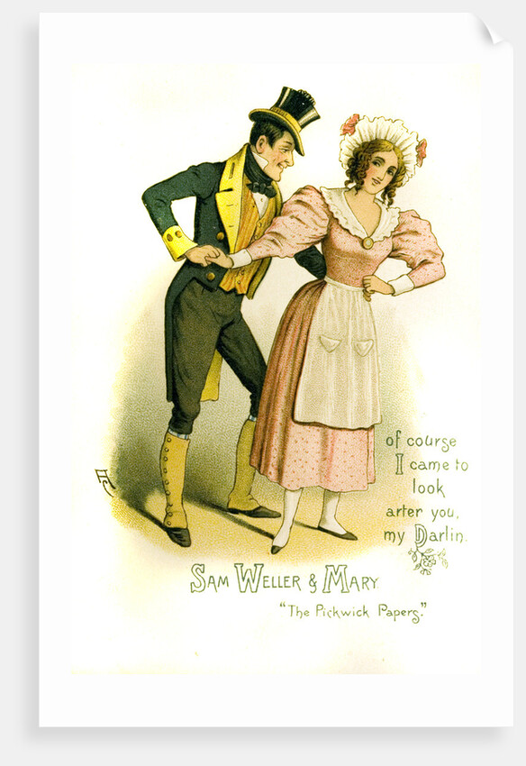 Sam Weller and Mary Illustration by Anonymous