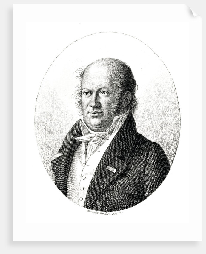 Portrait of Etienne Geoffroy Saint-Hillaire by Anonymous