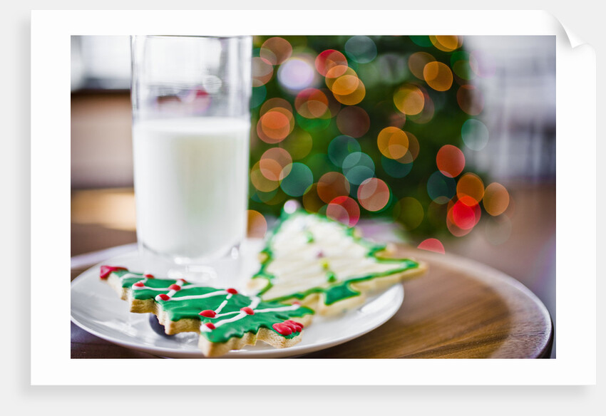 Milk and Christmas Cookies by Anonymous