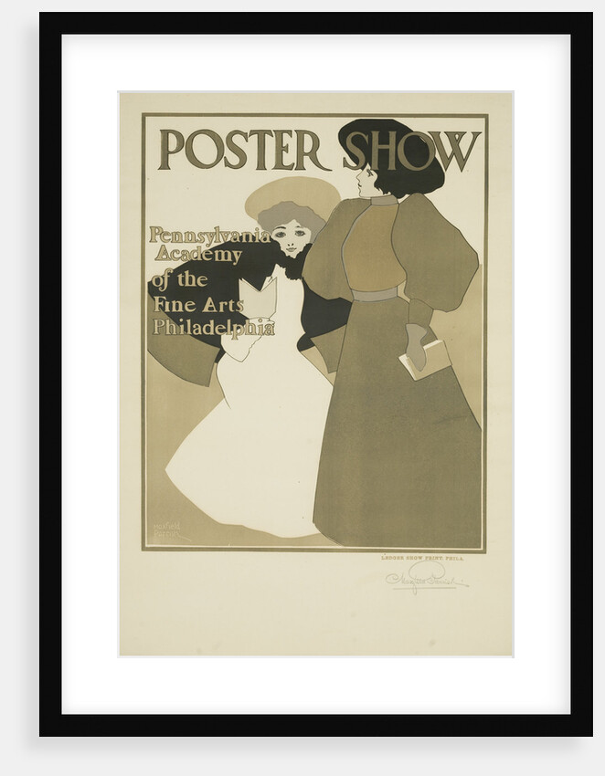 Poster Show Pennsylvania Academy of the Fine Arts Poster by Maxfield Parrish