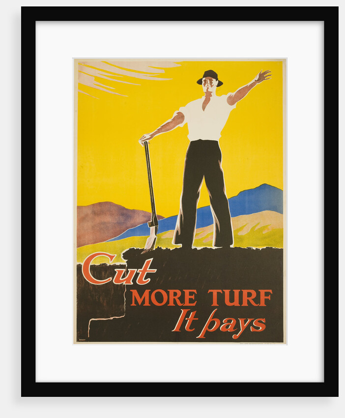 Cut More Turf It Pays Poster by Keady