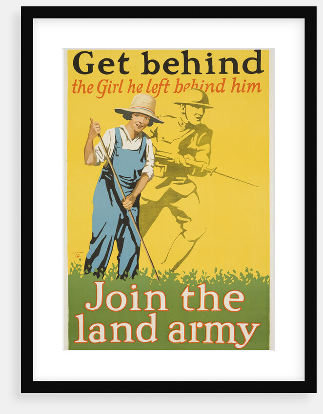 Get Behind the Girl He Left Behind Him Poster by Guenther