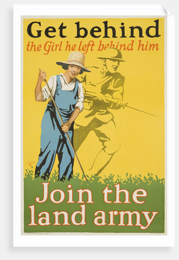 Get Behind the Girl He Left Behind Him Poster by Guenther