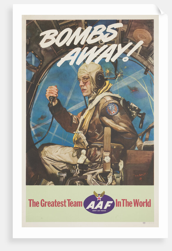 Bombs Away! Poster by Cecil Calvert Beall