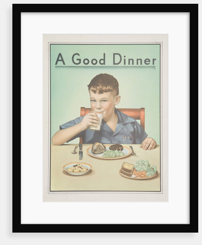 A Good Dinner Poster by Anonymous