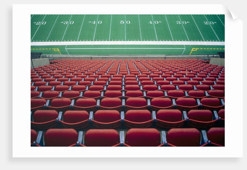 Empty seats in stadium by Anonymous