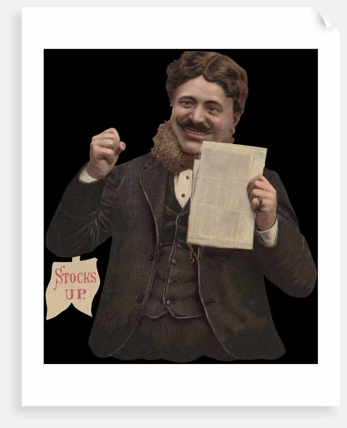 Stocks Up Die-Cut Scrap by Anonymous