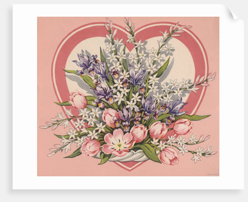 Illustration of Flower Arrangement by Anonymous