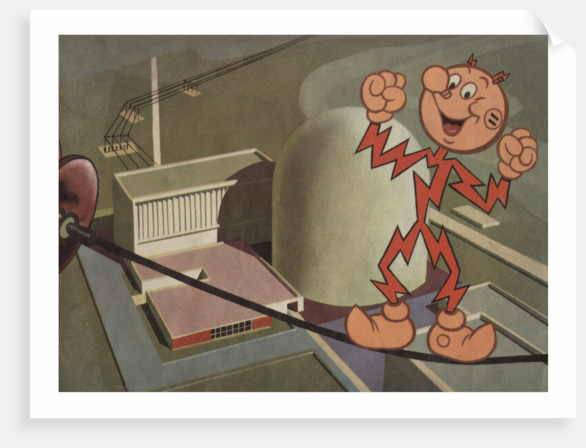 Illustration of Reddy Kilowatt by Anonymous