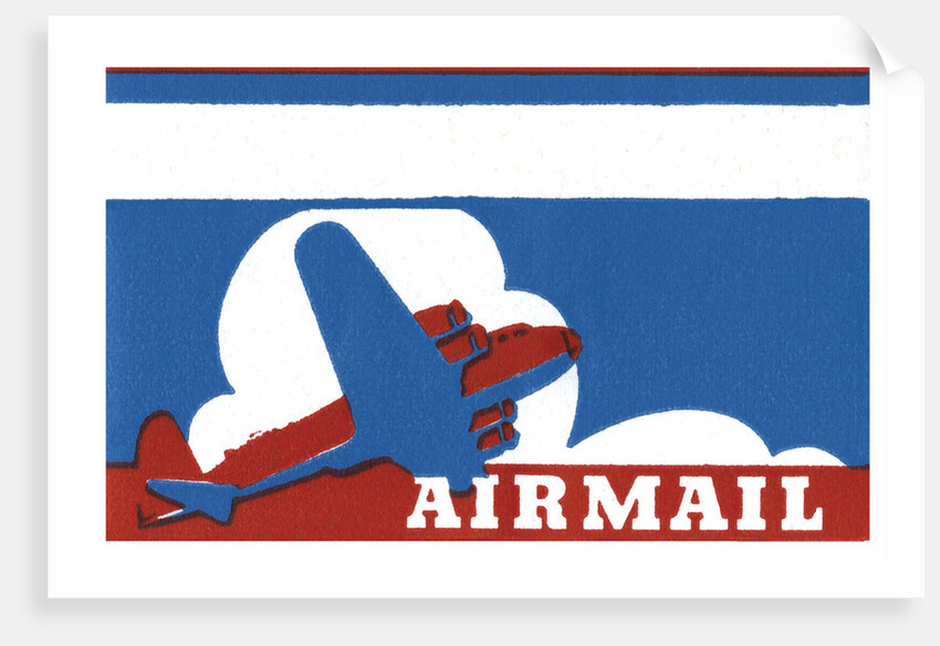 Airmail Mailing Label by Anonymous