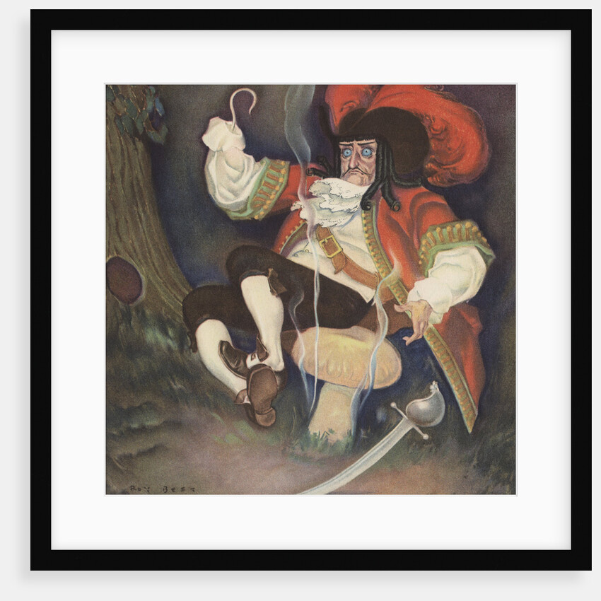 Illustration of Captain Hook by Roy Best