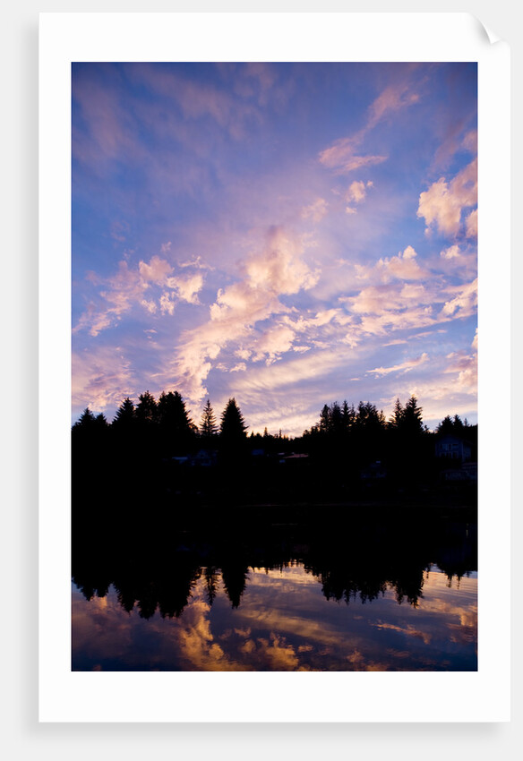 Sunset Over Auke Bay in Alaska by Anonymous