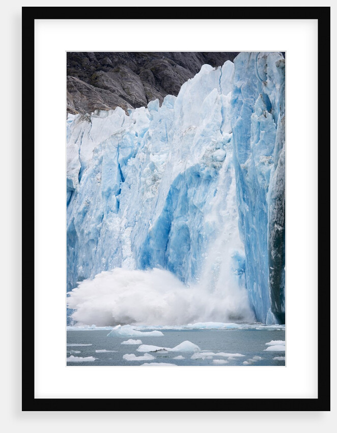 Icebergs Calving from Dawes Glacier in Alaska by Anonymous