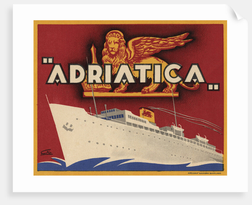 Adriatica Luggage Label by Anonymous