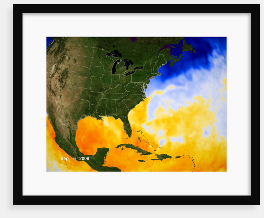 Sea Surface Temperature Map by Anonymous