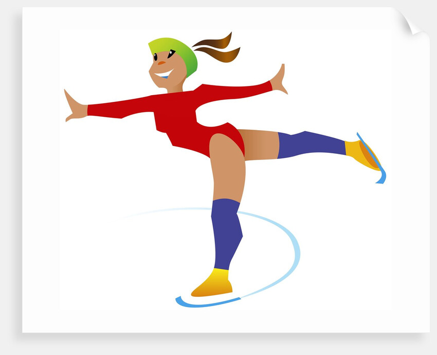 Figure Skater by Anonymous