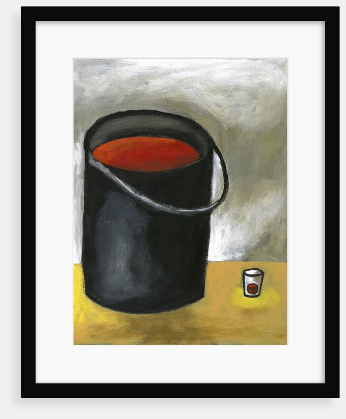 Large and small buckets by Anonymous