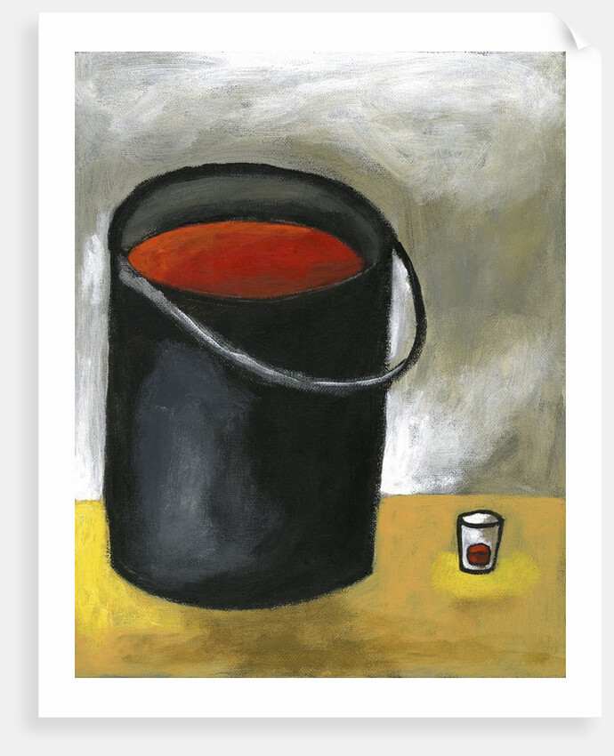 Large and small buckets by Anonymous