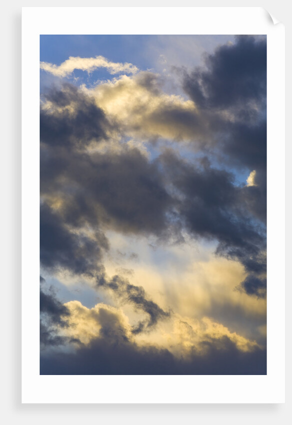 Dark Clouds in Evening Sky by Anonymous