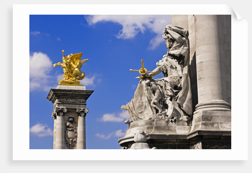 Detail of Sculpture on Pont Alexandre-III by Anonymous