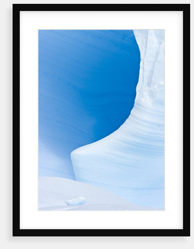 Blue Cave in Iceberg Sculpted by Waves by Anonymous