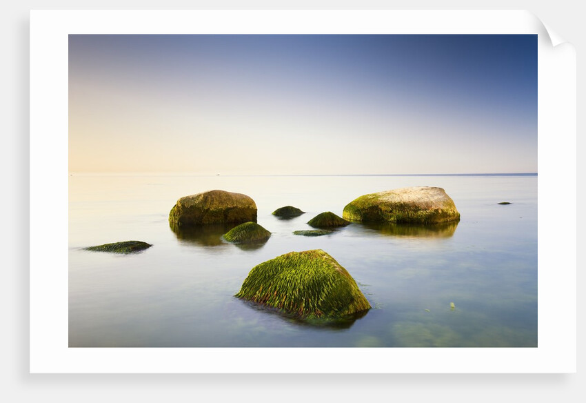 Rocks in Shallow Water of Baltic Sea by Anonymous