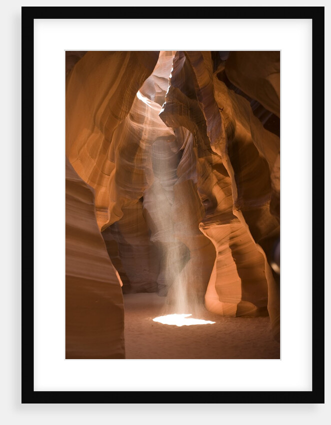Ray of Sunlight on the Floor of Antelope Canyon by Anonymous