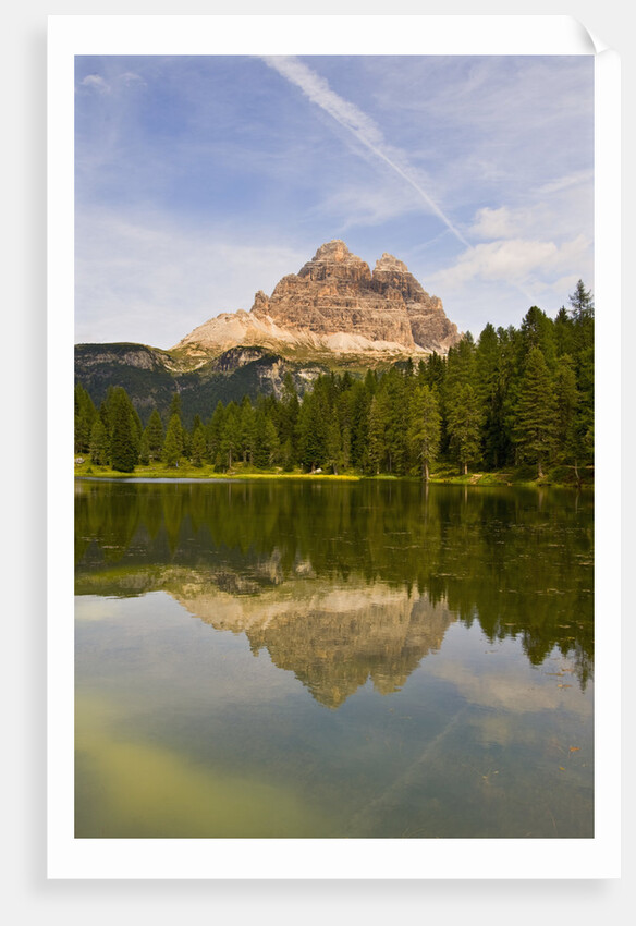 Tre Cime di Lavaredo Reflected on Lago dei Cirmoli by Anonymous