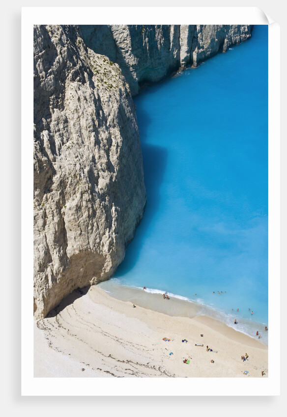Smuggler's Cove on Zakynthos Island by Anonymous