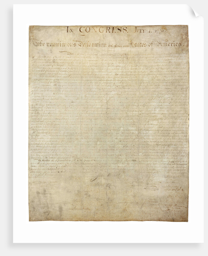 Declaration of Independence by Anonymous