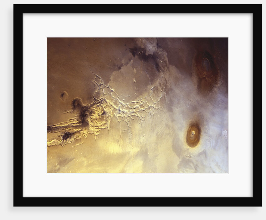 Arcuate Graben System of Noctis Labyrinthus on Mars by Anonymous